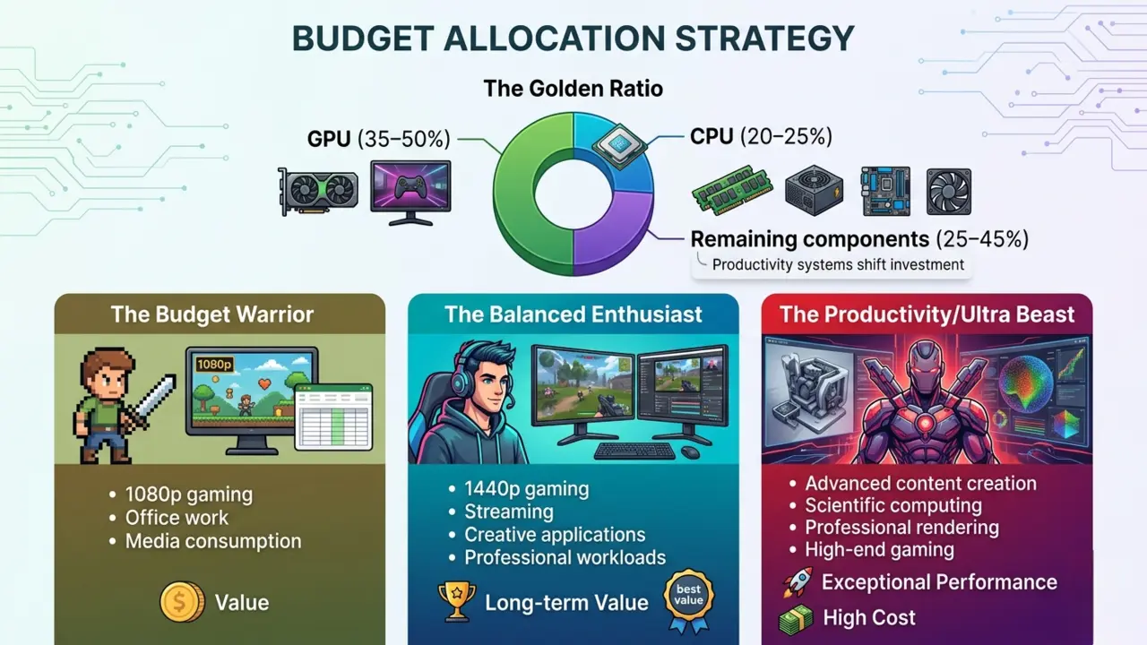 Desktop PC Budget Allocation Strategy Desktop PC Buying Guide budget allocation