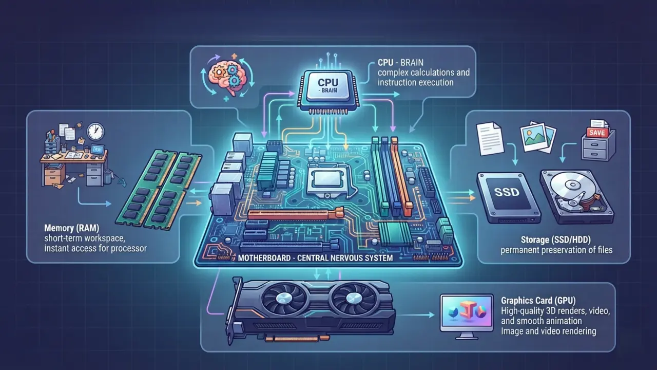 PC Building Blocks PC components explained Understanding The Building Blocks Of A Computer