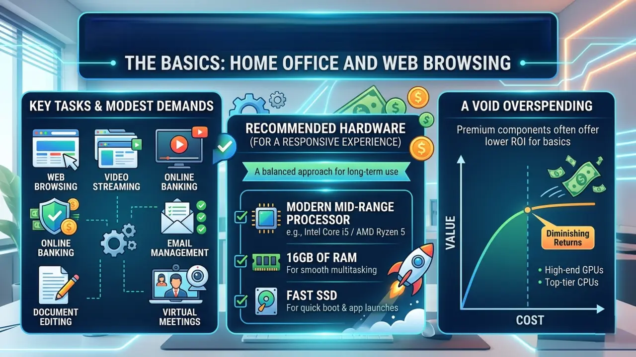 The Basics Desktop PC Buying Guide The Basics: Home Office And Web Browsing