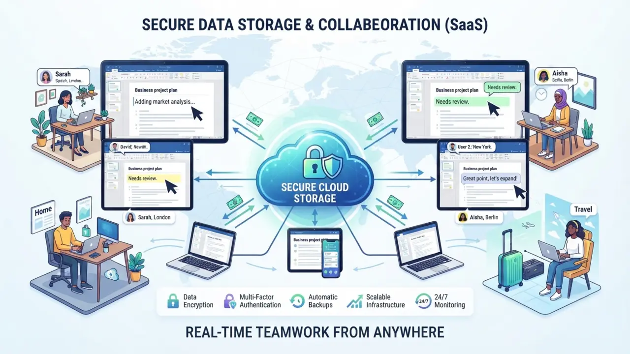 Secure Data Storage And Collaboration