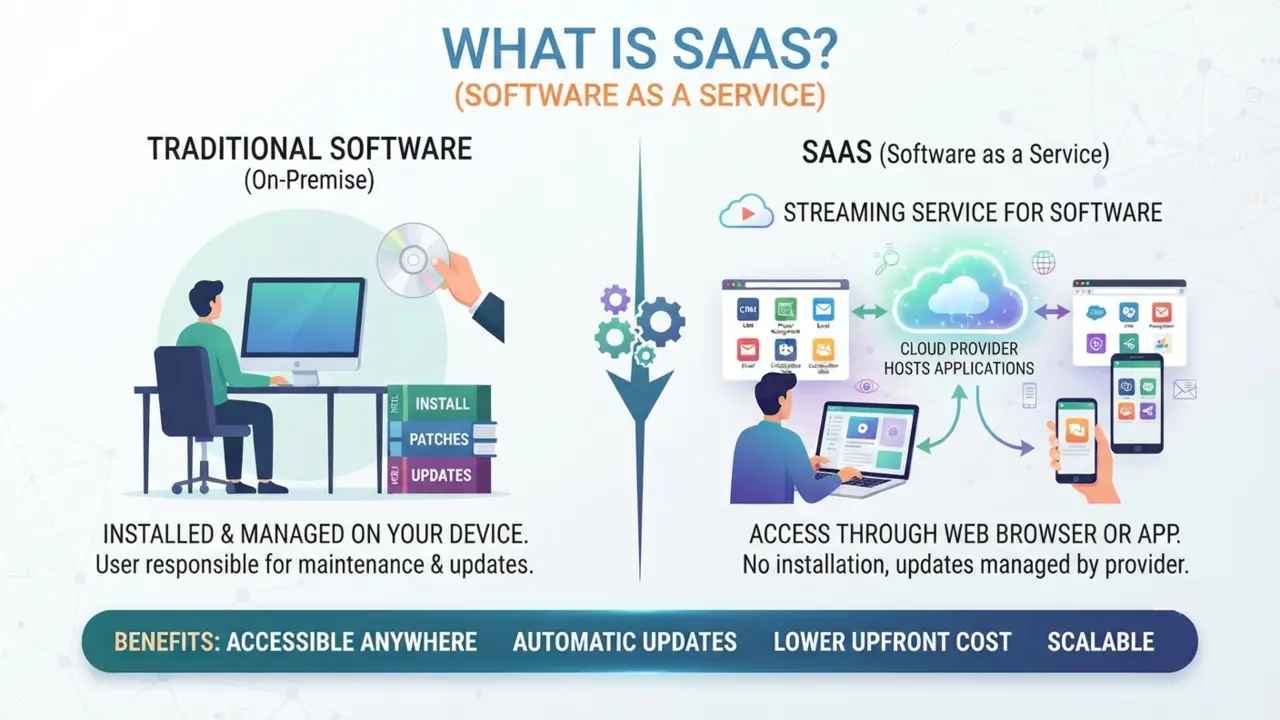 What Is SaaS SaaS For Beginners - What Is SaaS"